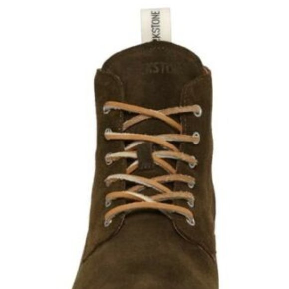 Men\'s Blackstone Dark Green Suede Chukka Boot. Plain Toe, Mid top. Size 44. main image 8